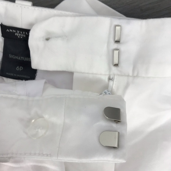 Ann Taylor white signature shorts petite 6P - Picture 6 of 8